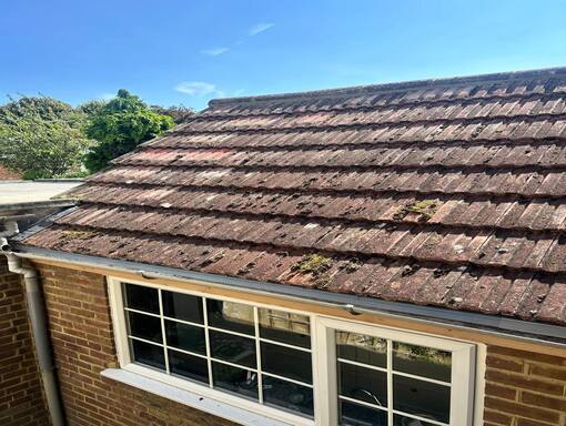 King's Lynn Roofing Services This is a photo of a roof needing repair in King's Lynn Roofing Services