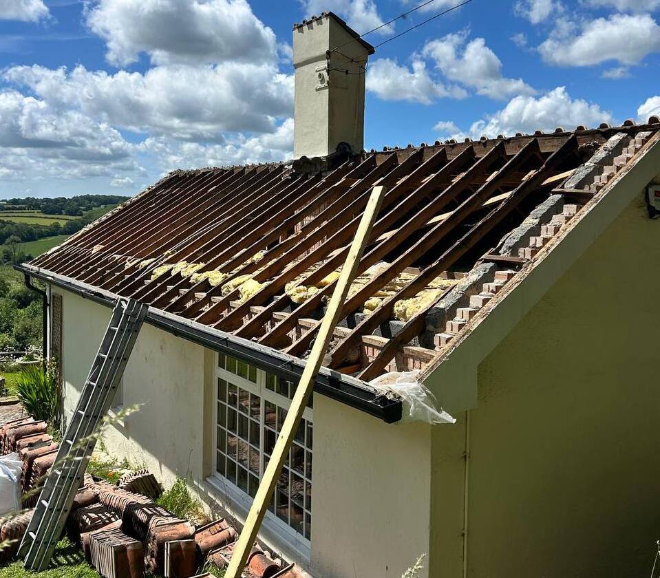Kings Lynn Roofing Services 8 This is a photo of a roof being repaired in King's Lynn. Installation carried out by King's Lynn Roofing Services