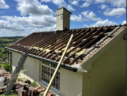 Kings Lynn Roofing Services 82 This is a photo of a roof being repaired in King's Lynn. Installation carried out by King's Lynn Roofing Services