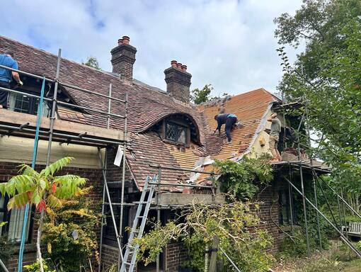 Kings Lynn Roofing Services 9 This is a photo of a roof being repaired in King's Lynn. Installation carried out by King's Lynn Roofing Services